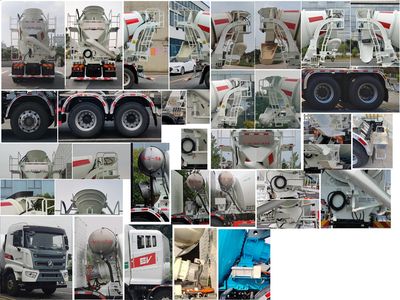 Sany  SYM5310GJB7BEV Electric exchange type pure electric concrete mixing and transportation vehicle