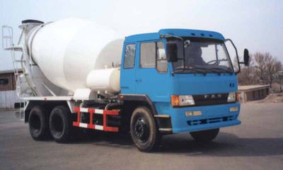 Jiefang Automobile CA5251GJBA80 Flat headed diesel concrete mixer truck