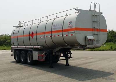 Cheng Liwei  CLW9404GRYL Aluminum alloy flammable liquid tank transport semi-trailer