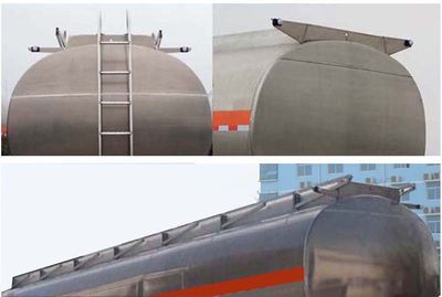 Cheng Liwei  CLW9404GRYL Aluminum alloy flammable liquid tank transport semi-trailer