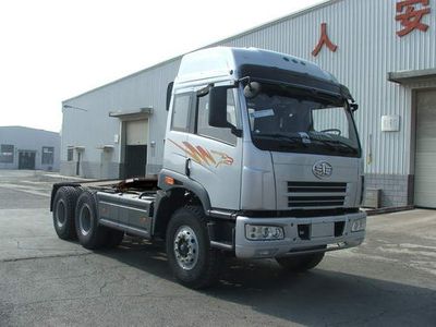 Jiefang Automobile CA4252P21K2T1CE Flat headed diesel semi-trailer tractor