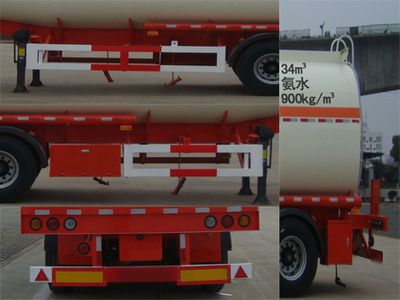 Antong  CHG9401GFW Tank transport semi-trailer for corrosive substances