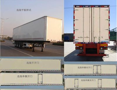 Juntong  JTM9400XXY Box transport semi-trailer