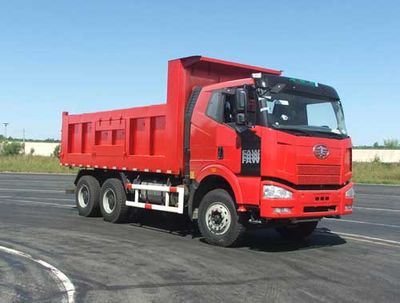 Jiefang Automobile CA3250P66K2L2T1A2E Flat head diesel dump truck