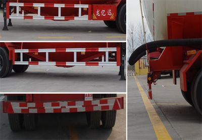 Longyida brand automobiles CYL9401GFL Low density powder material transportation semi-trailer