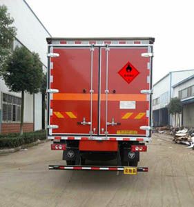 Jiangte brand automobiles JDF5161XRYBJ Flammable liquid box transport vehicle