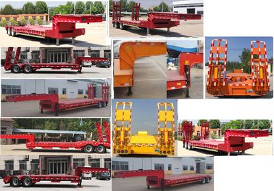 Yongsheng Automobile LYS9352TDP Low flatbed semi-trailer