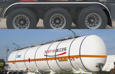 Ruijiang  WL9400GRYW Flammable liquid tank transport semi-trailer