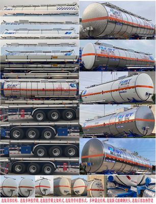 Ruijiang  WL9400GRYW Flammable liquid tank transport semi-trailer