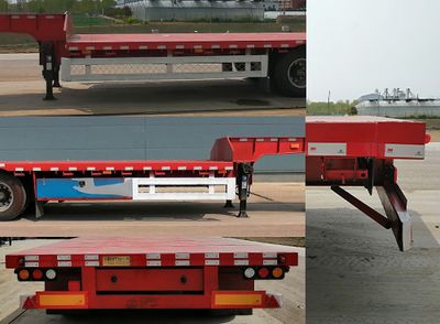 Hengzhen  MKW9401TDP Low flatbed semi-trailer