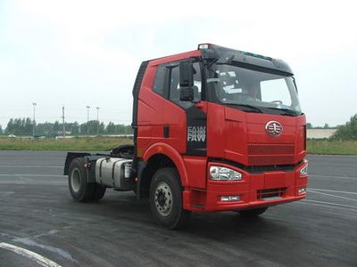 Jiefang Automobile CA4180P63K2A2E Flat head diesel semi-trailer tractor