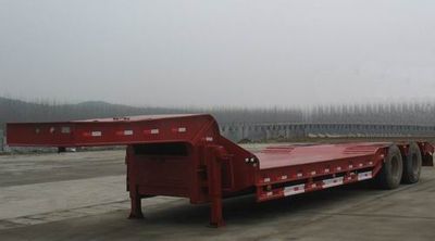 Guangke brand automobiles YGK9351TDP Low flatbed semi-trailer