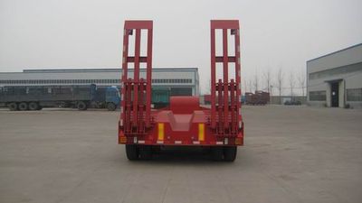 Guangke brand automobiles YGK9351TDP Low flatbed semi-trailer