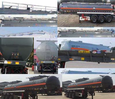 Huajun  ZCZ9401GFWHJF Tank transport semi-trailer for corrosive substances