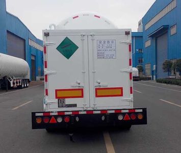 Han Zhong Shen Leng  ZHJ9409GDYC Low temperature liquid transport semi-trailer