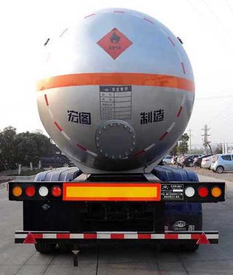 Hongtu  HT9409GYQB4 Semi trailer for liquefied gas transportation