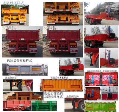 Liangshan Dongyue  CSQ9401ZZX tipping chassis 