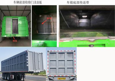 Tianrui  HLY9401ZLS Bulk grain transportation semi-trailer