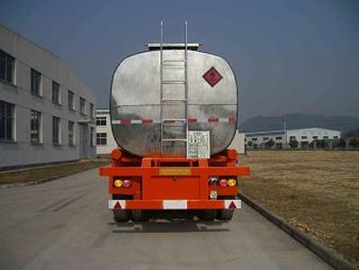 Zhongshang Automobile ZL9380GHY Chemical liquid transportation semi-trailer