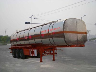 Zhongshang Automobile ZL9380GHY Chemical liquid transportation semi-trailer