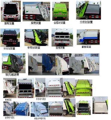 Zhuanwei  HTW5120ZYSE6 Compressed garbage truck