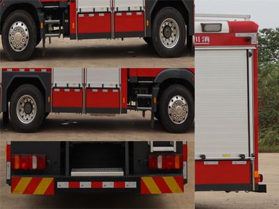 Chuanxiao brand automobiles SXF5172GXFAP55 Compressed air foam fire truck