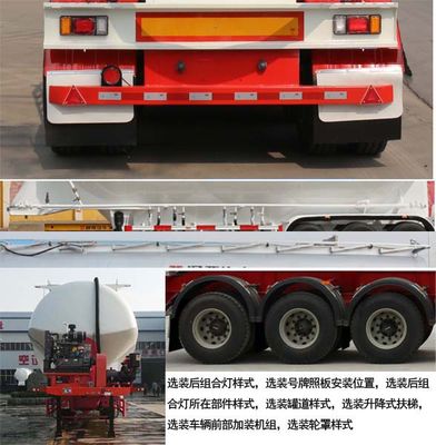 Tongyada  CTY9400GFLLG58 Low density powder material transportation semi-trailer