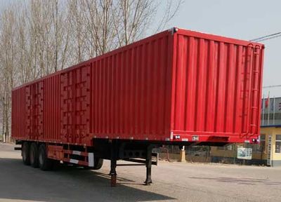 New Hongdong brand automobiles LHD9400XXYE Box transport semi-trailer