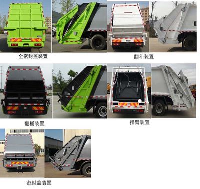 Zhonghua Tongyun  TYJ5181ZYS Compressed garbage truck