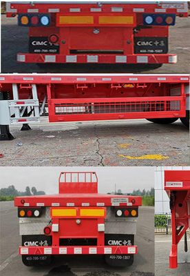 CIMC ZJV9400JPSZ Flat semi-trailer