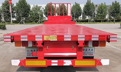 Luosheng  CLS9400TPBE Flat transport semi-trailer