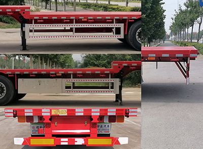 Luosheng  CLS9400TPBE Flat transport semi-trailer