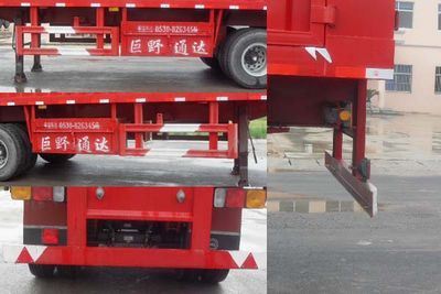 Qiqiang  JTD9400CPY Pontoon transport semi-trailer