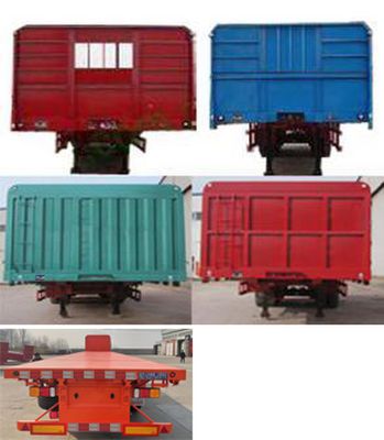 Kuangshan  JKQ9400P Flat semi-trailer