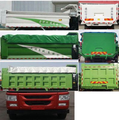 Jiefang Automobile CA3310P1K2L5T4E5A80 Flat head diesel dump truck