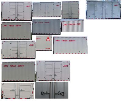 Jiangling Motors JX5041XXYTGC26 Box transport vehicle