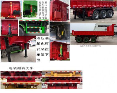 Zhongcheng Tongda brand automobiles CLE9400ZZX1 tipping chassis 