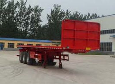 Hualu Yexing brand automobiles HYX9401ZZXP Flat dump semi-trailer