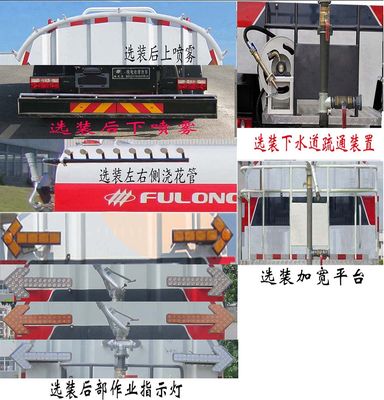 Fulongma  FLM5180GQXDGBEV Pure electric cleaning vehicle