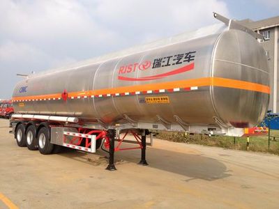 Ruijiang  WL9403GYY Aluminum alloy oil transport semi-trailer