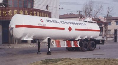 Jixiang brand automobile HGJ9370GHY Chemical liquid transportation semi-trailer