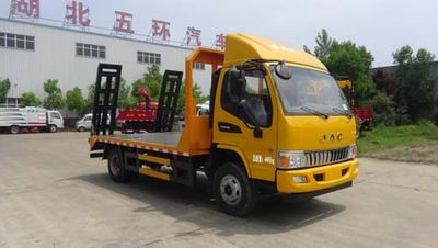 Huatong brand automobiles HCQ5042TPBHF5 Flat transport vehicle