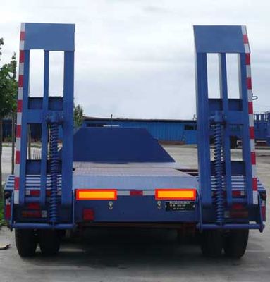 騄  LCH9352TDP Low flatbed semi-trailer