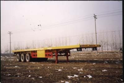 Huajun  ZCZ9420JP Container flatbed semi-trailer