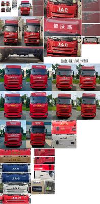 Jianghuai brand automobiles HFC5180CCYB90K2E2S Grate type transport vehicle