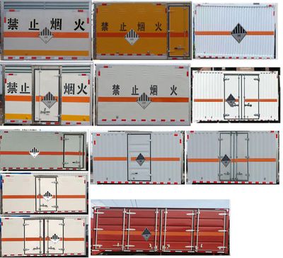 Zhuanwei  HTW5035XZWE6 Miscellaneous dangerous goods box transport vehicle