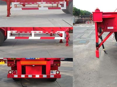 Tonghua  THT9402TWYB Transport semi-trailer of dangerous goods tank frame