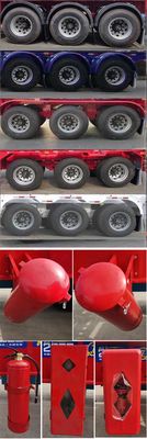 Tonghua  THT9402TWYB Transport semi-trailer of dangerous goods tank frame