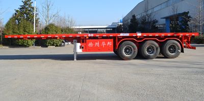 Guoshi Huabang brand automobiles XHB9386P Flat semi-trailer