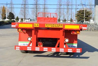 Guoshi Huabang brand automobiles XHB9386P Flat semi-trailer